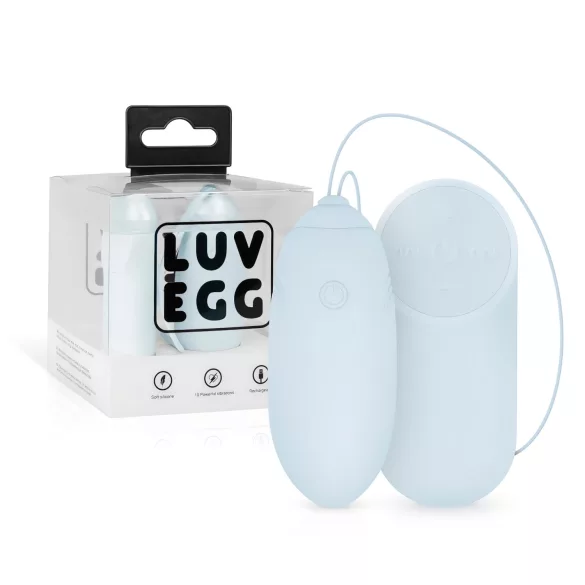 LUV EGG - kauko-ohjattava vibraattorimuna - ladattava - sininen