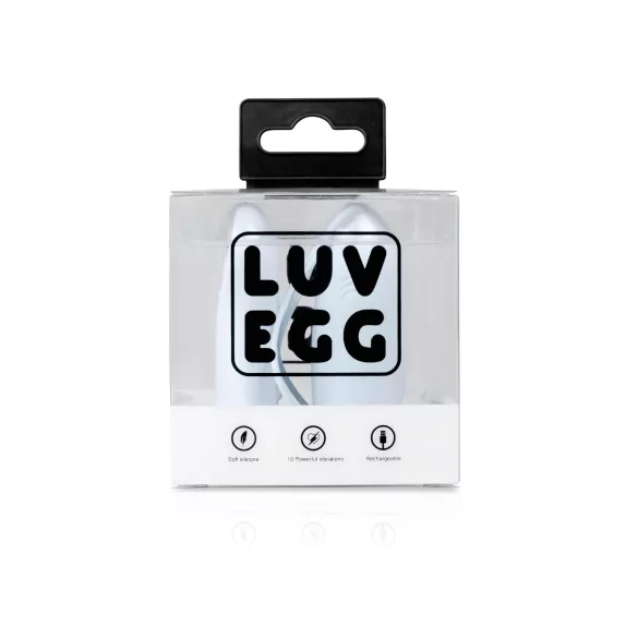 LUV EGG - kauko-ohjattava vibraattorimuna - ladattava - sininen
