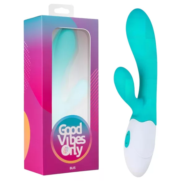 Good Vibes Only Blis Rabbit - klitoriskiihotin vibraattori - turkoosi