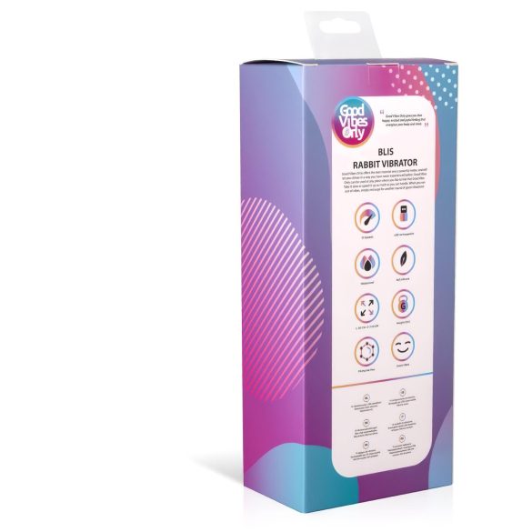 Good Vibes Only Blis Rabbit - klitoriskiihotin vibraattori - turkoosi