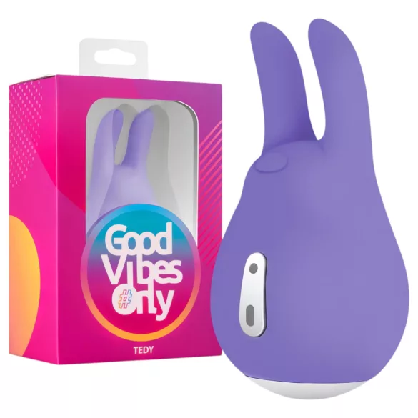 Good Vibes Tedy - ladattava klitoriskiihotin pupu - violetti