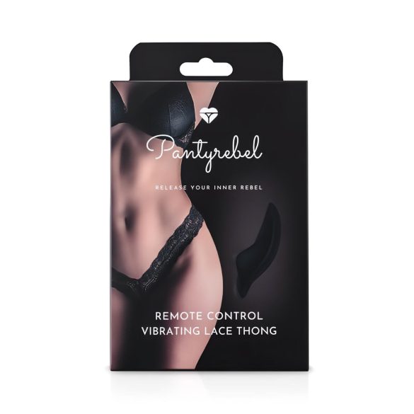Pantyrebel - vibraatiopikkuhousut kaukosäätimellä - musta S-L