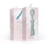 Bloom Orchid Wand - ladattava hierontavibraattori - turkoosi