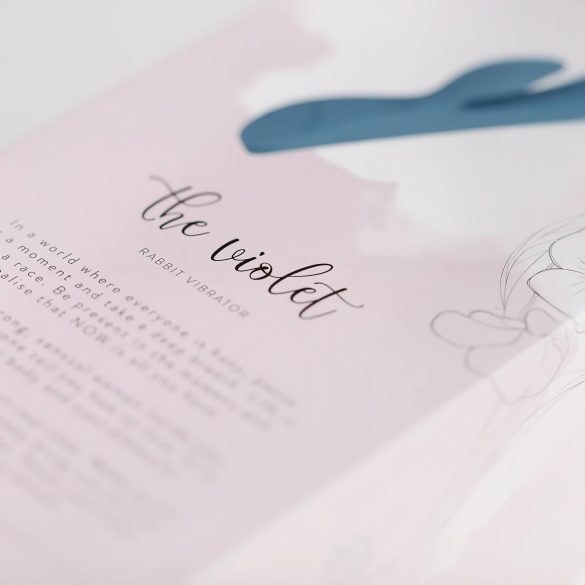 Bloom Violet Rabbit - G-piste vibraattori klitoriskiihotinjalla - turkoosi