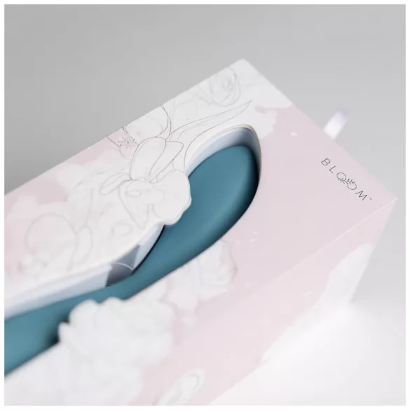 Bloom Rose - ladattava G-pistevibraattori silikonista turkoosi
