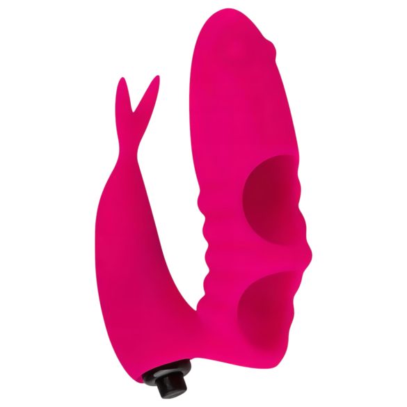 Easytoys Finger - 2in1 sormivibraattori (pinkki)
