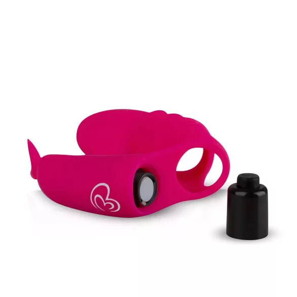 Easytoys - sormivibraattori - 2in1 - pinkki