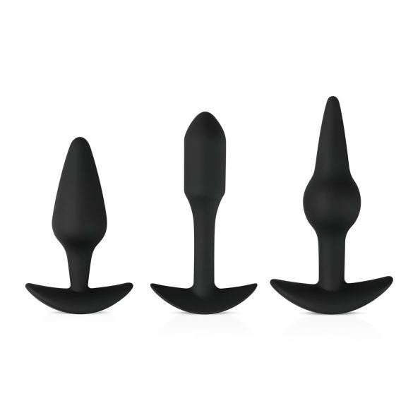 Easytoys Nautinto-sarja - Monipuolinen anaalitappisetti (musta)