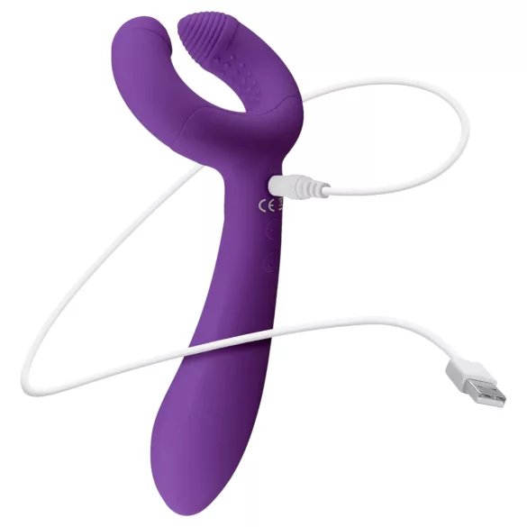 Easytoys Couple - parivibraattori - ladattava, vesitiivis - violetti