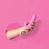 PMV20 Copy Dolphin - pyörivä klitorisvarrellinen vibraattori - pinkki