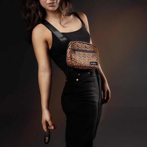 Panthra Zuna - ladattava vedenkestävä parivibraattori - leopardi-musta