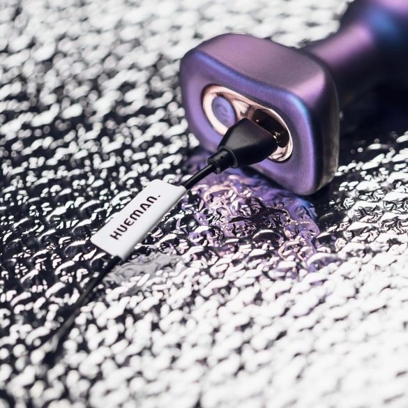 Hueman Space Inveder - ladattava vedenkestävä anaalivibraattori - violetti