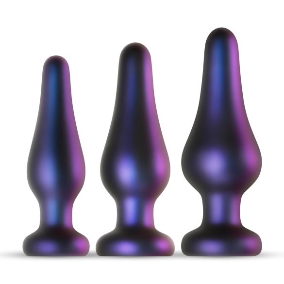 Hueman Comets - Silikoninen Anustappisetti (3 kpl) - Violetti