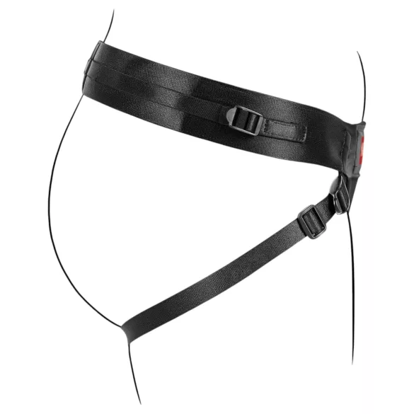 No-Parts Taylor - strap-on valjasharnessi - kaksois O-rengas - säädettävä S-L