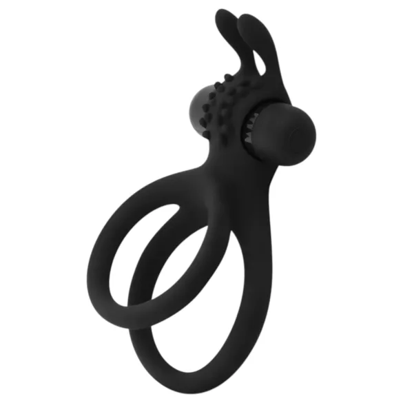 Easytoys - vibro penisrengas ja kivesten rengas - musta