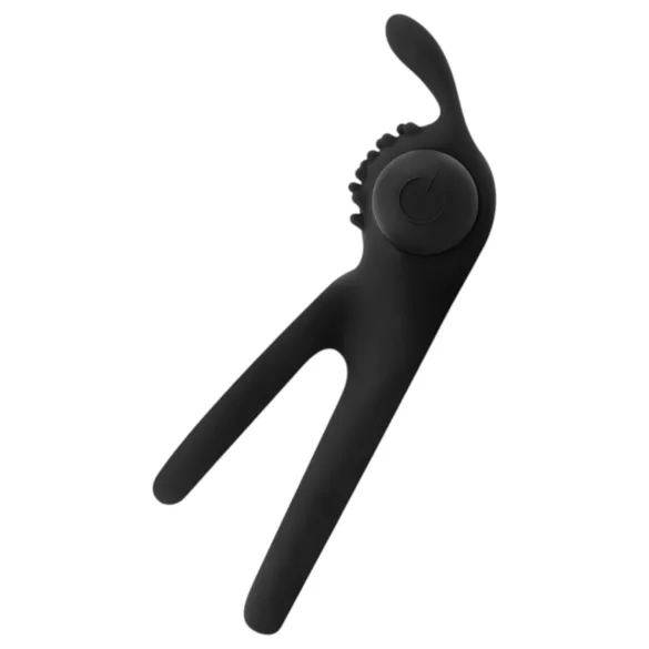 Easytoys - vibro penisrengas ja kivesten rengas - musta