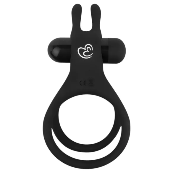 Easytoys - vibro penisrengas ja kivesten rengas - musta