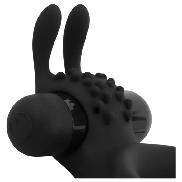 Easytoys - vibro penisrengas ja kivesten rengas - musta