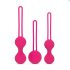 Easytoys Rakkauspallot - geishapallosetti, 3 osaa (vaaleanpunainen)