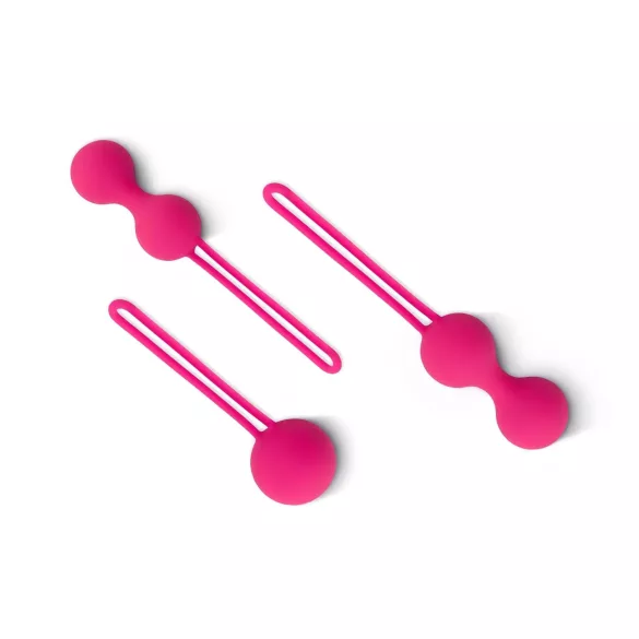 Easytoys LoveBalls - geishakuulien setti - 3 osaa - pinkki