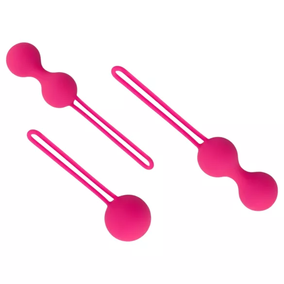Easytoys LoveBalls - geishakuulien setti - 3 osaa - pinkki