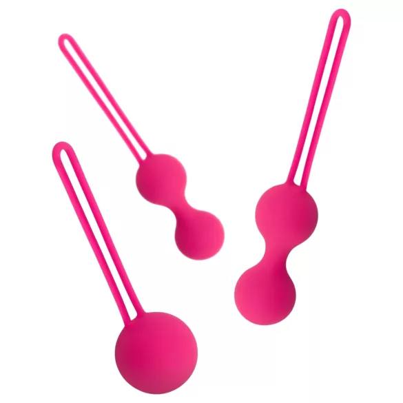 Easytoys LoveBalls - geishakuulien setti - 3 osaa - pinkki