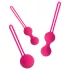 Easytoys LoveBalls - geishakuulien setti - 3 osaa - pinkki
