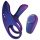Hueman Infinity Ignite - vibro penis- ja kivestenrengas - violetti