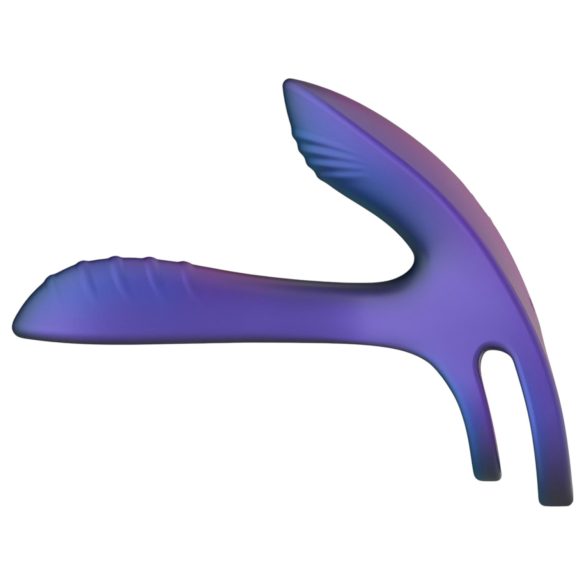 Hueman Infinity Ignite - vibro penis- ja kivestenrengas - violetti