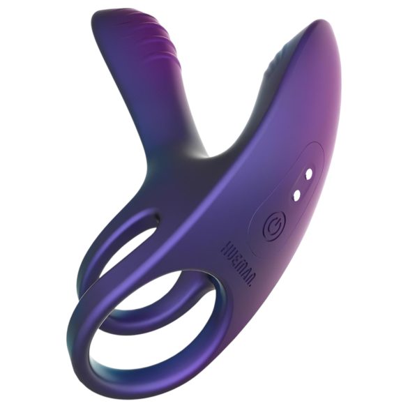Hueman Infinity Ignite - vibro penis- ja kivestenrengas - violetti