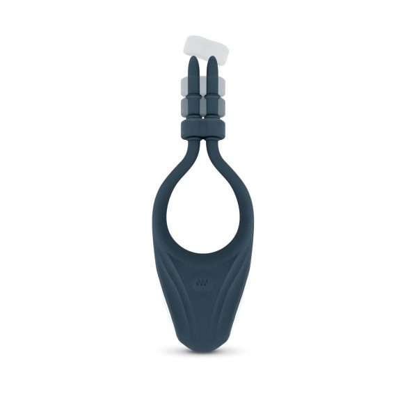 Boners - vibraattori penisrengas - säädettävä - silikoni - sininen