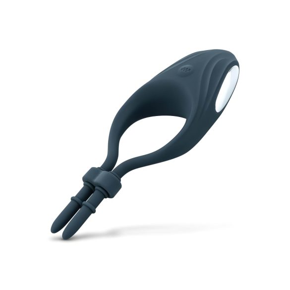 Boners - vibraattori penisrengas - säädettävä - silikoni - sininen