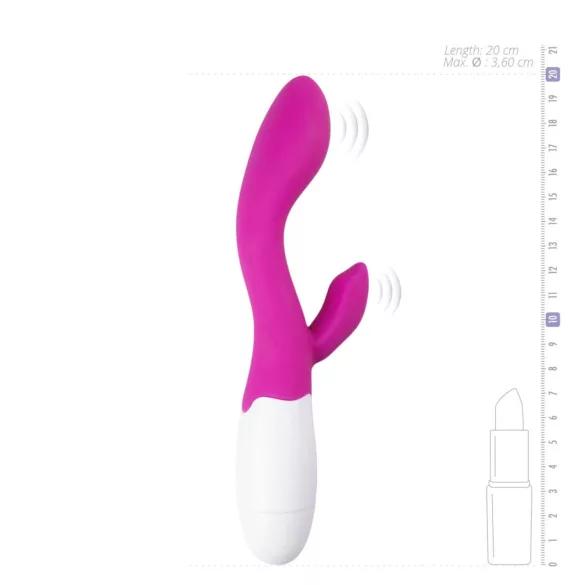 Easytoys Lily 2.0 - ladattava klitorisvarrellinen vibraattori - pinkki
