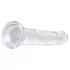 EasyToys - jelly dildo - 18 cm - läpinäkyvä