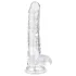 EasyToys - kiveysten dildo - 17 cm - läpinäkyvä