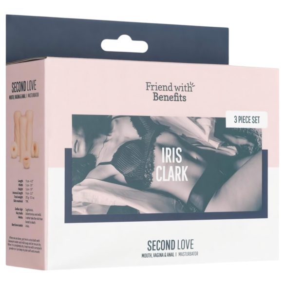 FWB - Iris Clark realistinen masturbaattorisetti - luonnollinen