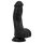 Easytoys - Aidonnäköinen kiveksellinen dildo - 12 cm (musta)