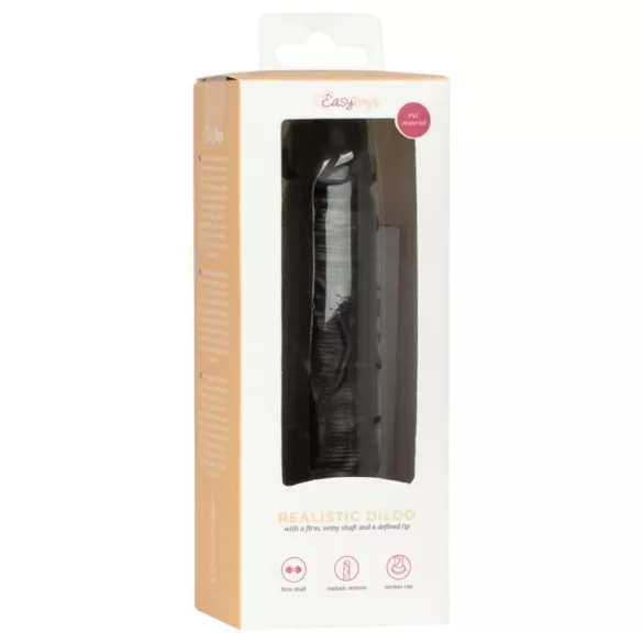 Easytoys - realistinen dildo - 12 cm - musta