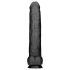 BUTTR Dingo jättidildo - 43 cm (musta)