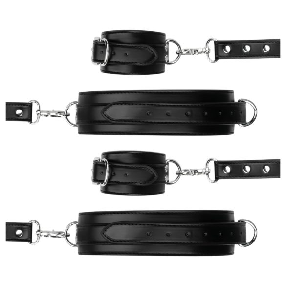 Bedroom Fantasies - käsikahleet ja reisikahleet - musta