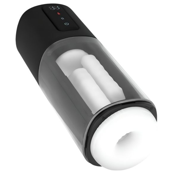 CRUIZR CX11 - lämmitettävä tiukka masturbaattori - musta