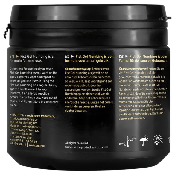 BUTTR - puuduttava fistausgeeli - 500 ml