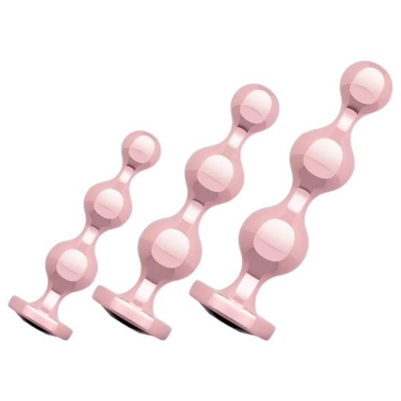Rosy Gold - anaali dildo setti - ruusukulta
