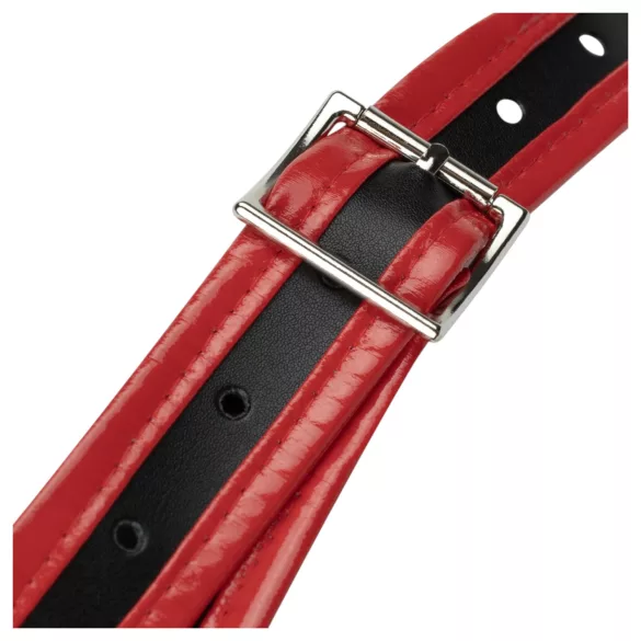 Easytoys - strap-on alushousut kolmella dildolla - musta