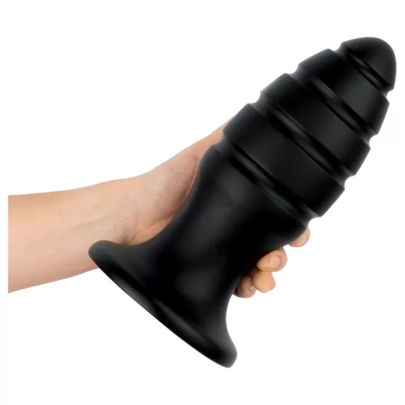 BUTTR Aftershock - jätti anustappi (musta) - 23 cm