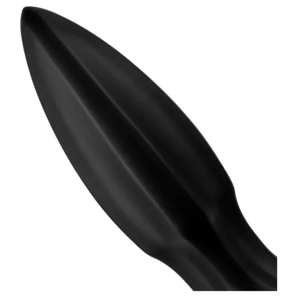 BUTTR Huge Explosive II - jättisuuri anustappi (musta) - 29 cm