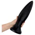 BUTTR Huge Explosive II - jättisuuri anustappi (musta) - 29 cm