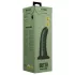 BUTTR Double Ribbed - jättiröyhelöinen anustappi (musta) - 26 cm