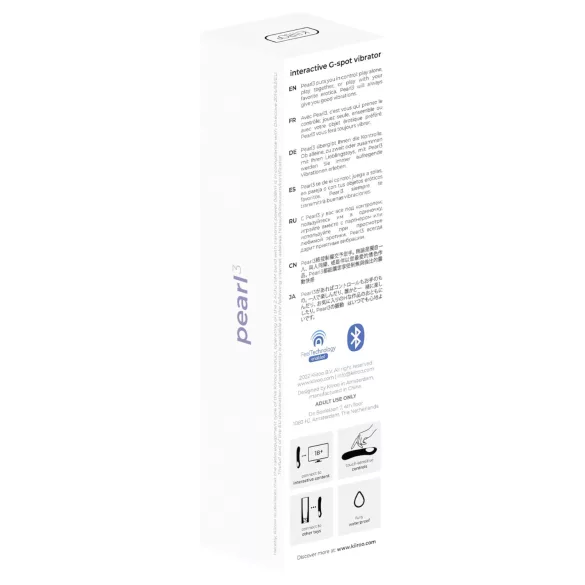 Kiiroo Pearl 3 - G-piste vibraattori - interaktiivinen - violetti