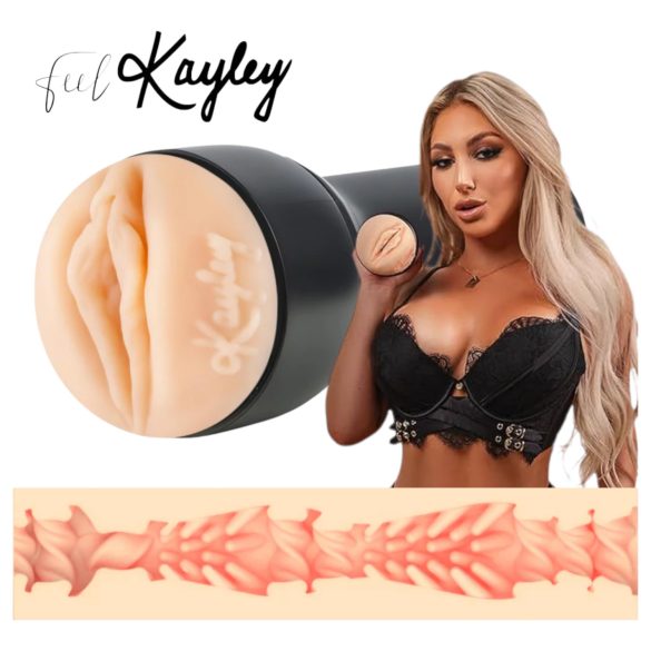 Kiiroo Kayley Gunner - keinovagina - PowerBlow yhteensopiva (luonnollinen)